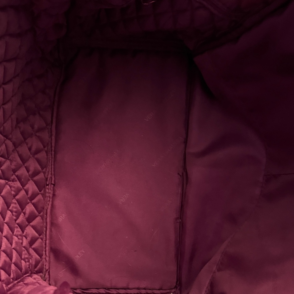 Vera Bradley Purple and Green Patterned Backpack - Picture 7 of 7